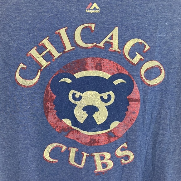 Momma Bear Custom Cut Chicago Cubs T-Shirt - Picture 2 of 9